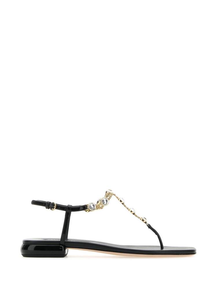 미우미우 SS24 MIU MIU SANDALS 5Y145EF010069 F0002 NERO