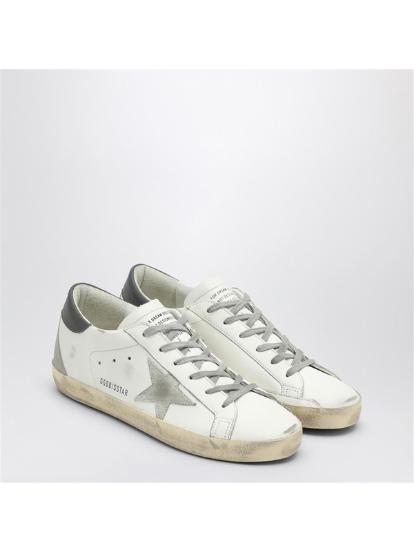 골든구스 SS25 Golden Goose Sneakers Super Star white/grey GWF00102F006113 White