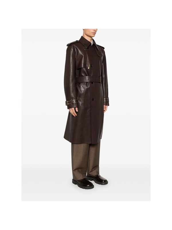 버버리 FW24 Coat Burberry 8098280 W24-MW-PEL A2955 BROWN