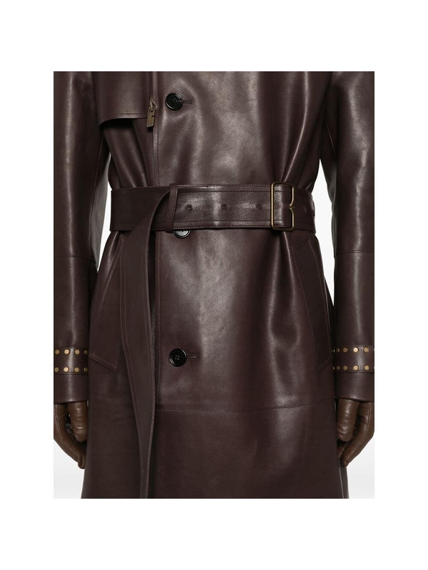 버버리 FW24 Coat Burberry 8098280 W24-MW-PEL A2955 BROWN