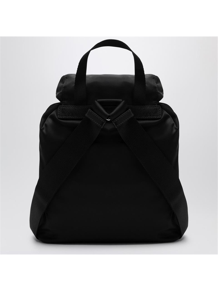 프라다 SS25 Prada Re-Edition 1978 small black Re-Nylon backpack 1BZ677OOORV44 Black