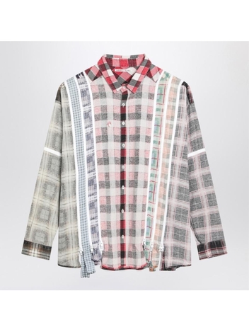 니들스 FW24 Needles Flannel Zipped Shirt PU357CO Print