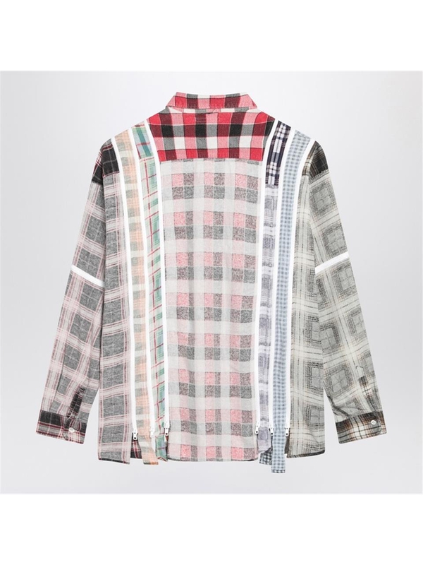 니들스 FW24 Needles Flannel Zipped Shirt PU357CO Print