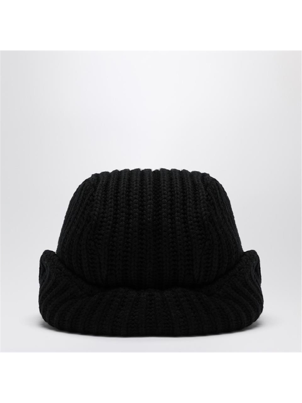 니들스 FW24 Needles Black wool visor hat PU064WO Black