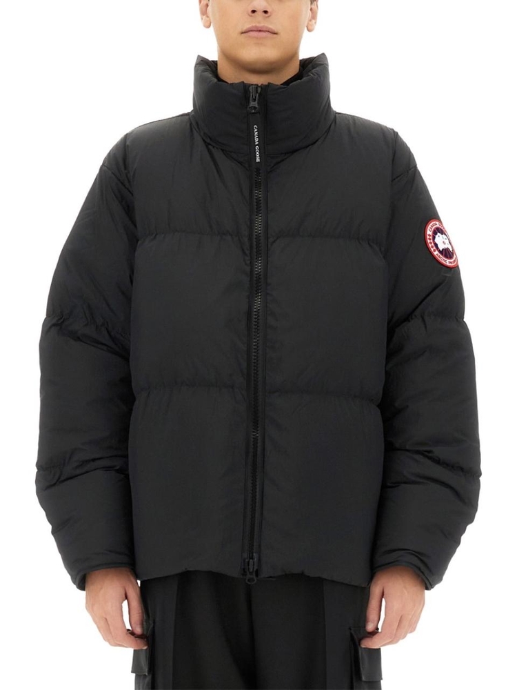 캐나다 구스 FW24 DOWN JACKET WITH LOGO 2802M_61 BLACK