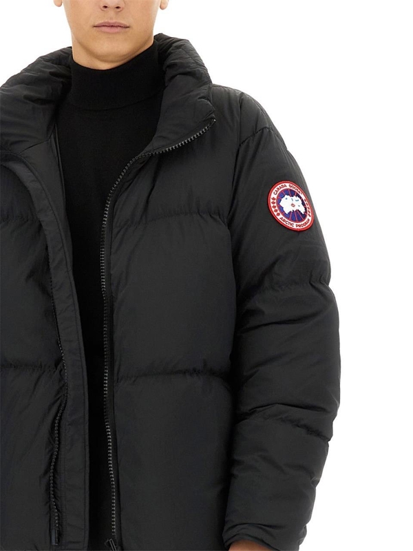 캐나다 구스 FW24 DOWN JACKET WITH LOGO 2802M_61 BLACK