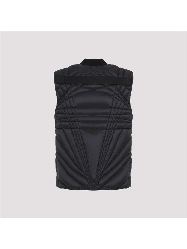 몽클레르 SS25 Moncler X Rick Owens MU02D1A03 Megapenta Flight Vest J209N1A00003.M4424 Black