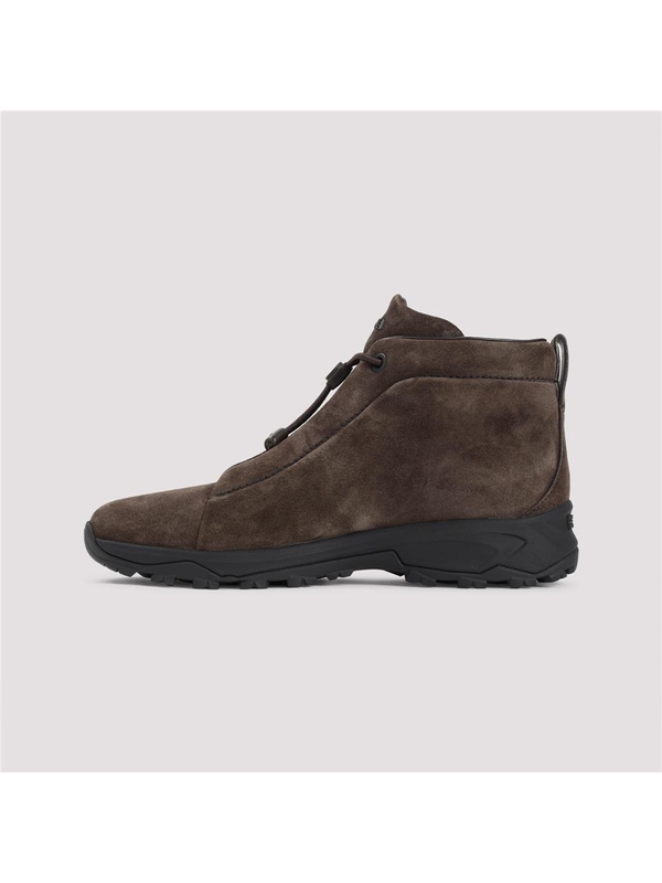 제냐 FW24 Zegna Triple Stitch Sneakers RLHNVB.S5809Z Brown