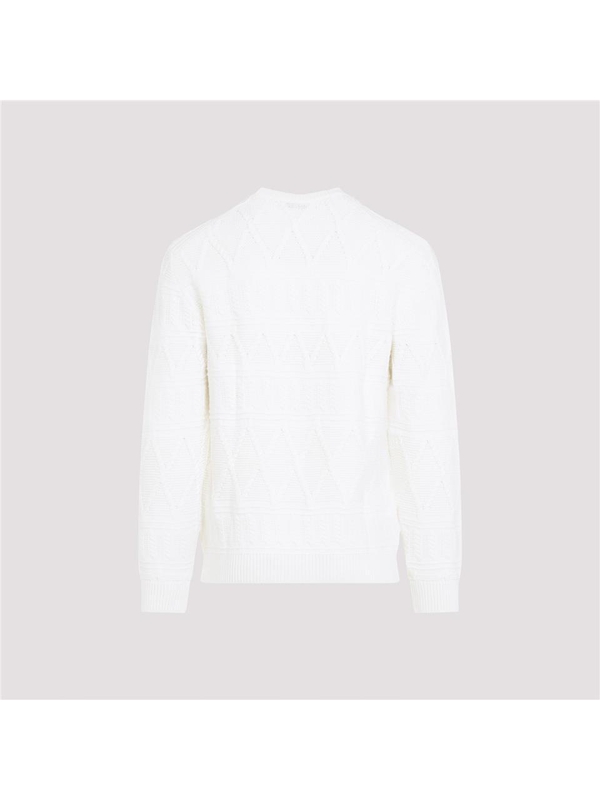 제냐 FW24 Zegna Pure Merino Pullover RUEM33A8.ECT110 Nude & Neutrals