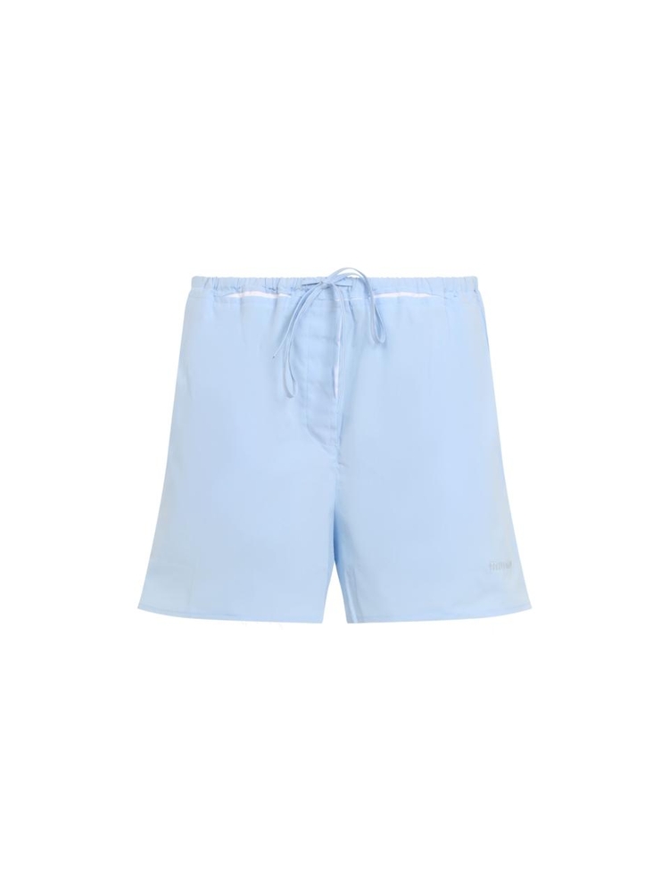 미우미우 SS25 Miu Miu Cotton Shorts SP9453SOOO.10RG Blue