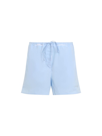 미우미우 SS25 Miu Miu Cotton Shorts SP9453SOOO.10RG Blue