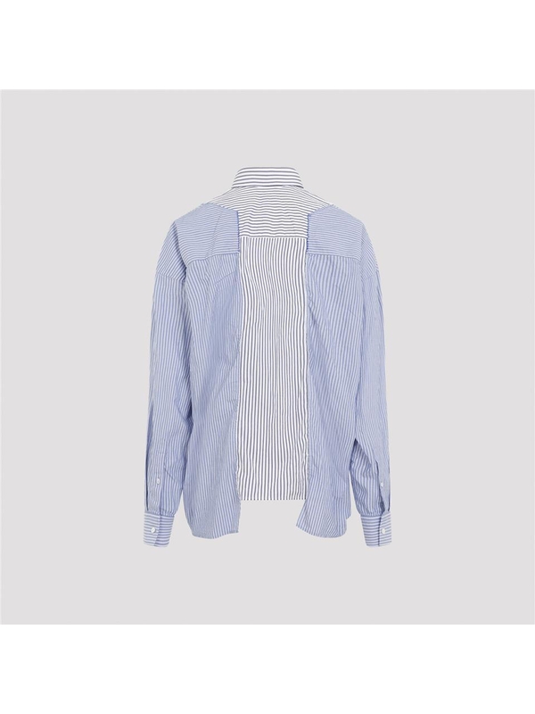 발렌시아가 FW24 Balenciaga Patched Shirt 809012.TRM04 White