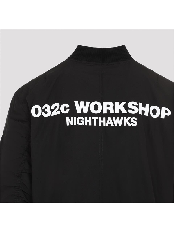 032C FW24 032C Nighthawks Bomber Jacket F24URW1904000 Black