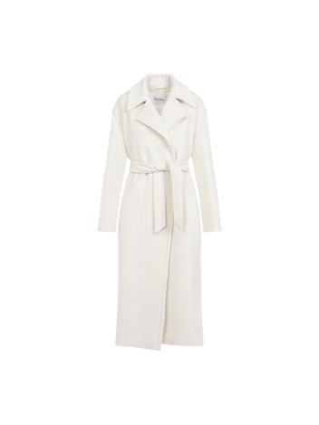 막스마라 FW24 Max Mara Fragore Teddy Bear Biver Coat 2421016112600.10622 White