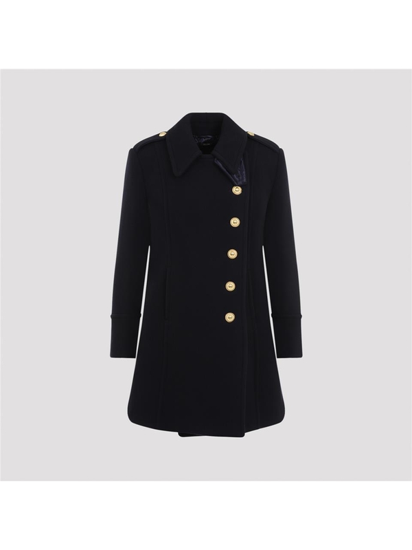 톰 포드 FW24 Tom Ford Virgin Wool Coat CS1260.FAX1296 Blue