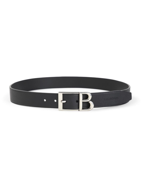 발렌시아가 FW24 Balenciaga Classic B 35 Belt 806559.2ABC0 Black