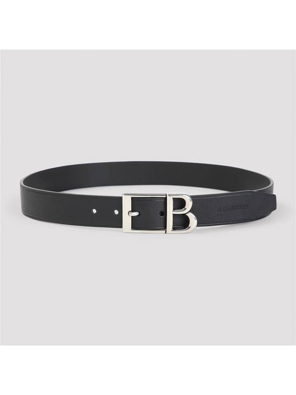 발렌시아가 FW24 Balenciaga Classic B 35 Belt 806559.2ABC0 Black