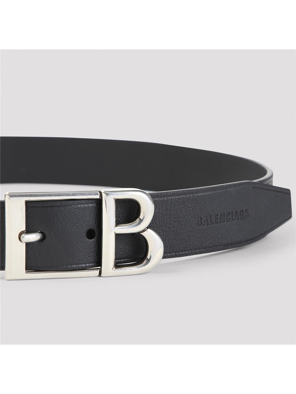 발렌시아가 FW24 Balenciaga Classic B 35 Belt 806559.2ABC0 Black