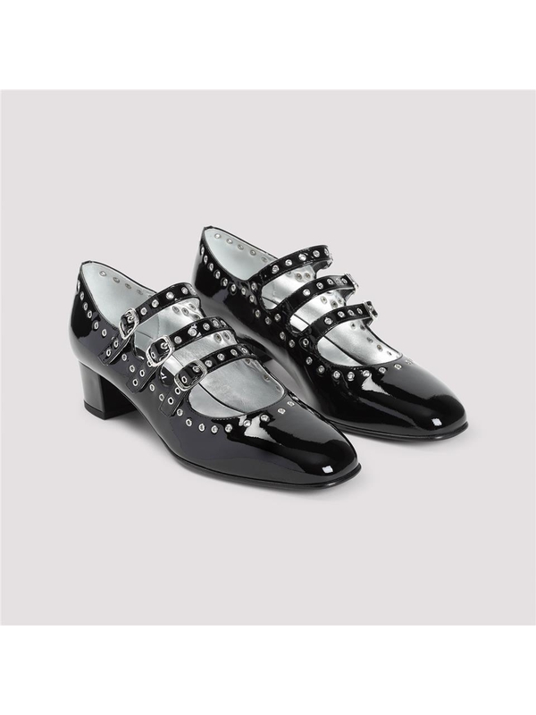 카렐 FW24 Carel Camden Mary Jane Eyelets Pumps CAMDEN Black