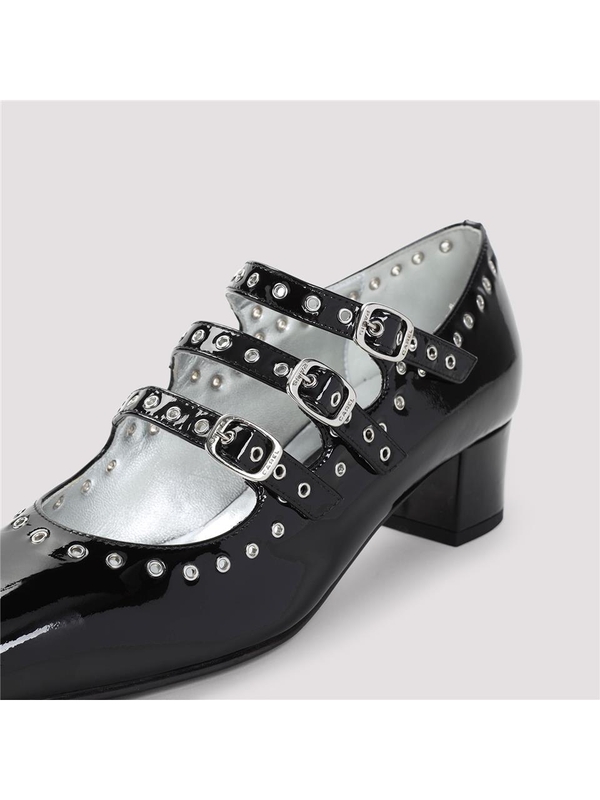 카렐 FW24 Carel Camden Mary Jane Eyelets Pumps CAMDEN Black