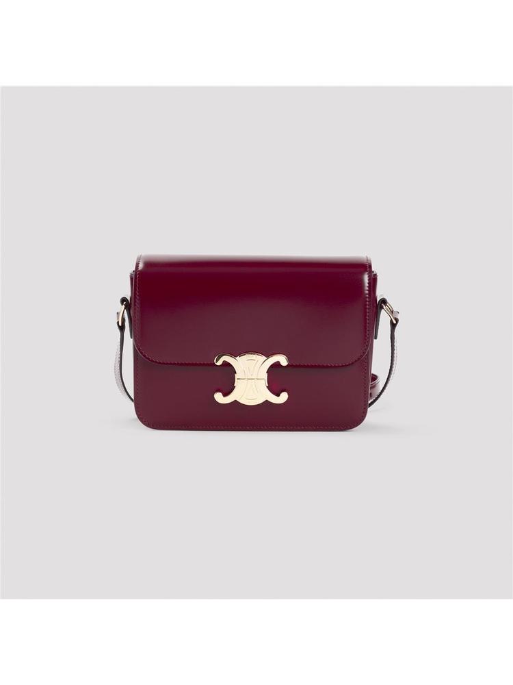 셀린느 FW24 Celine Teen Triomphe Shoulder Bag 188423BF4 Red