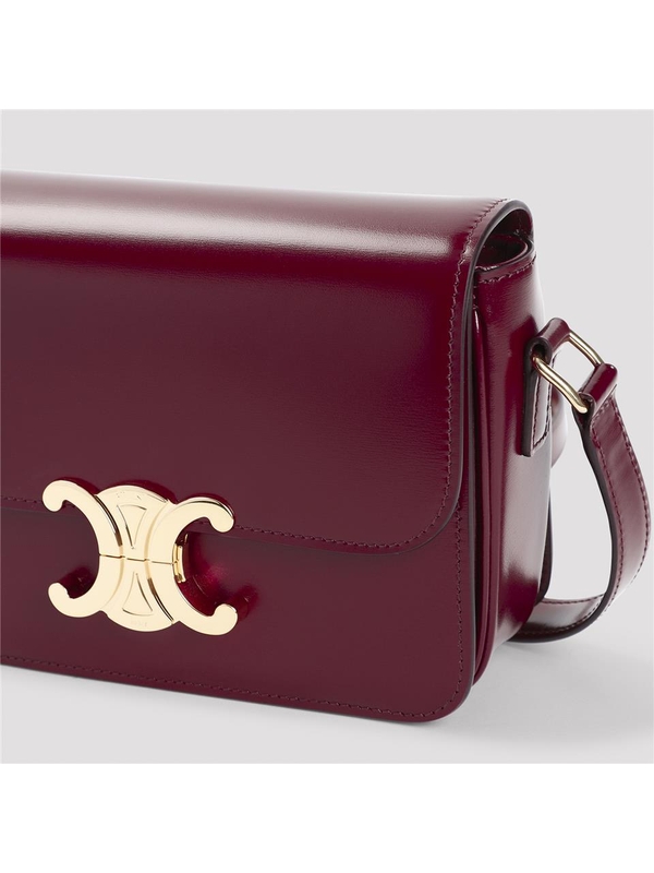 셀린느 FW24 Celine Teen Triomphe Shoulder Bag 188423BF4 Red