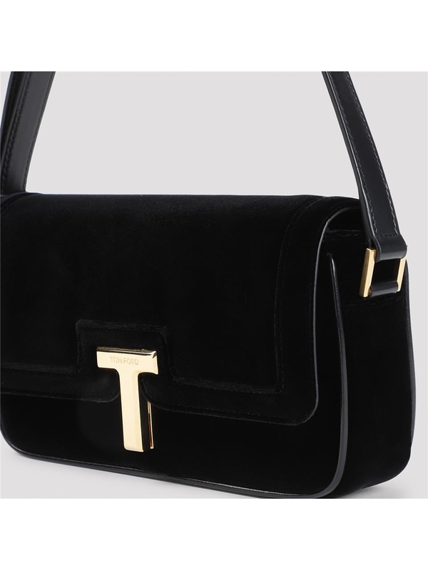 톰 포드 FW24 Tom Ford Wallis Shoulder Bag L1832.TVE005X Black