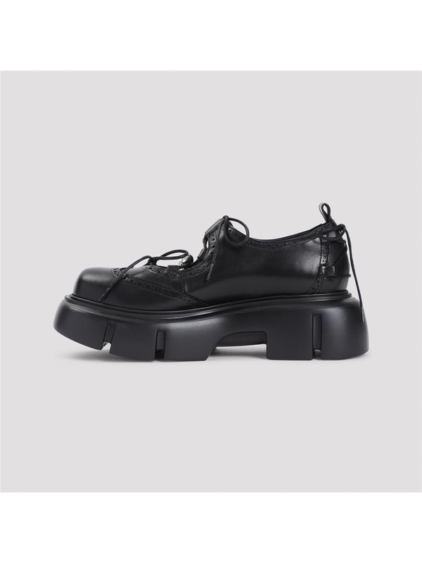 시몬 로샤 FW24 Simone Rocha Platform Ghillie Brogues PT2B.0800 Black