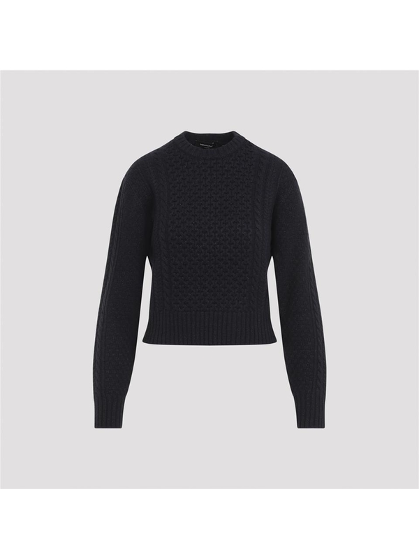 파비아나필리피 FW24 Fabiana Filippi Virgin Wool Pullover MAD224F031 Blue