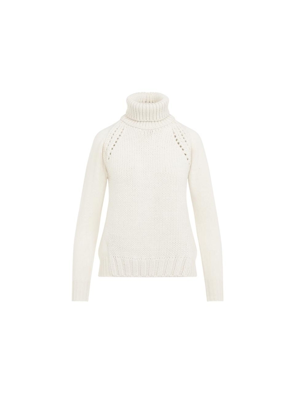 파비아나필리피 FW24 Fabiana Filippi Virgin Wool Sweater MAD224F080 White