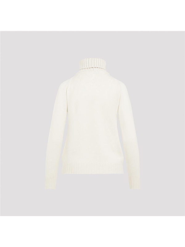 파비아나필리피 FW24 Fabiana Filippi Virgin Wool Sweater MAD224F080 White