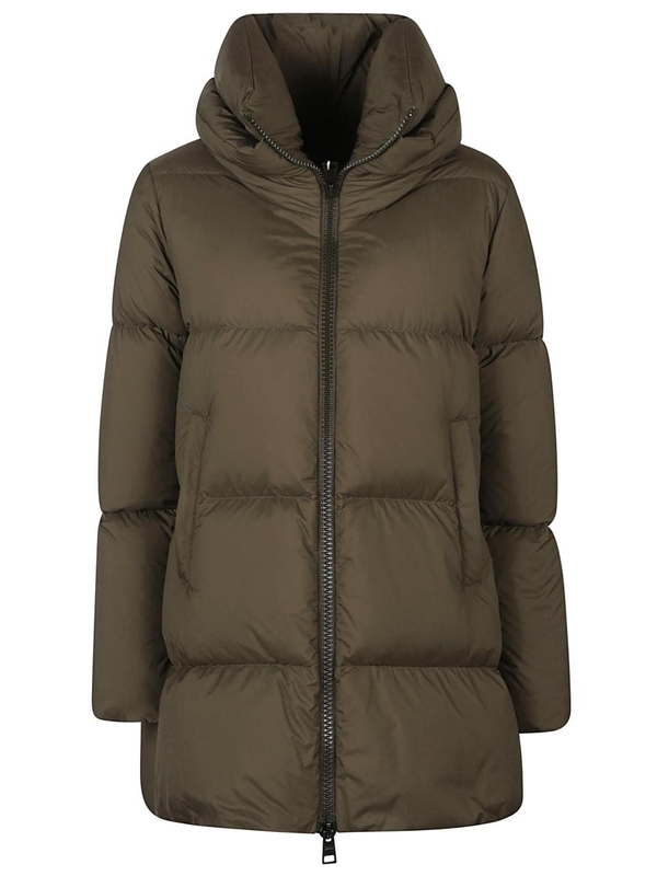 에르노 FW24 A-SHAPE RELAXED DOWN JACKET PI001959D 12456Z Green