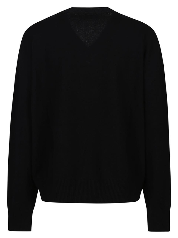 파비아나필리피 FW24 V-NECK SWEATER MAD214F015 0000 I947 Black