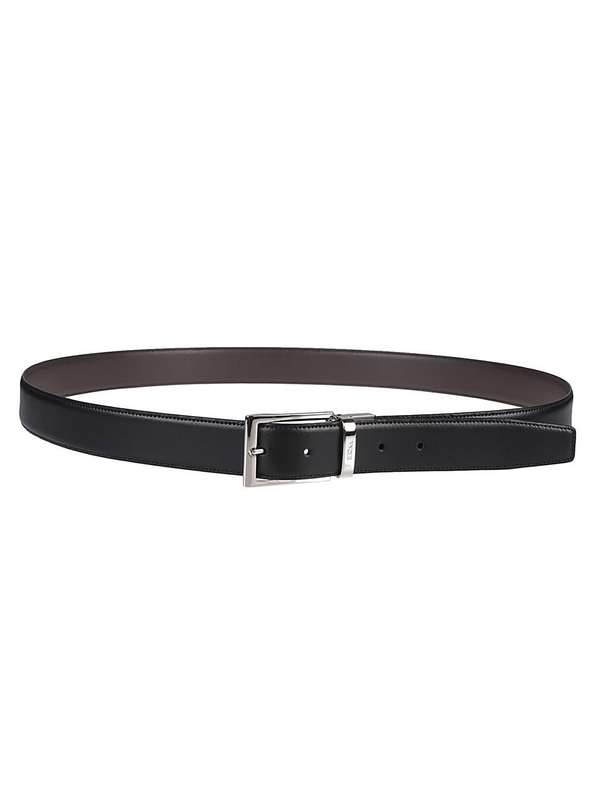 제냐 FW24 REVERSIBLE AND ADJUSTABLE BELT LHVIC B010PZ Black