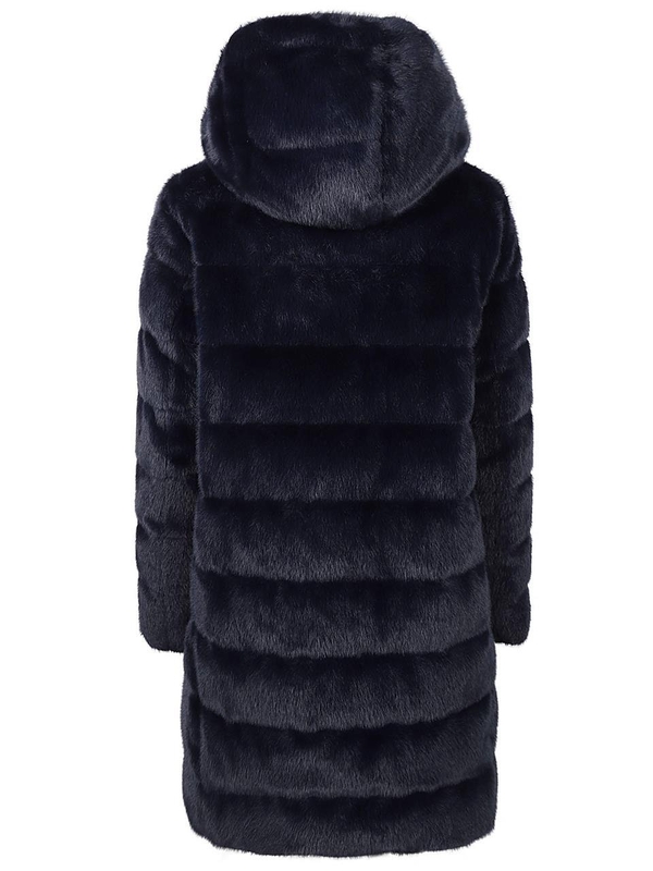 에르노 FW24 A-SHAPE FAUX FUR DOWN JACKET PI001909D 12630 Blue