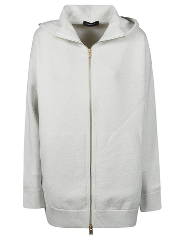 파비아나필리피 FW24 FULL ZIP SWEATER MAD214F375 0000 I959 White