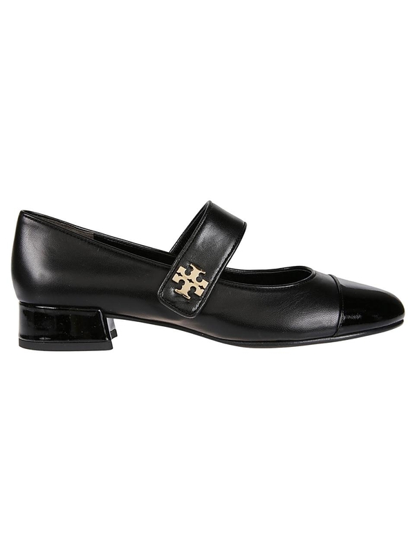 토리버치 FW24 CAP-TOE MARY JANE HEEL BALLETS 160313 Black