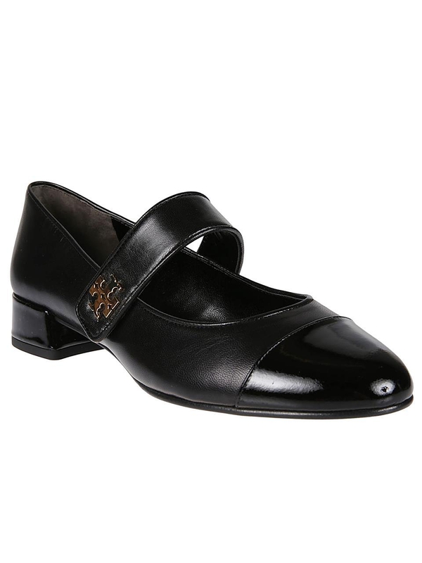 토리버치 FW24 CAP-TOE MARY JANE HEEL BALLETS 160313 Black