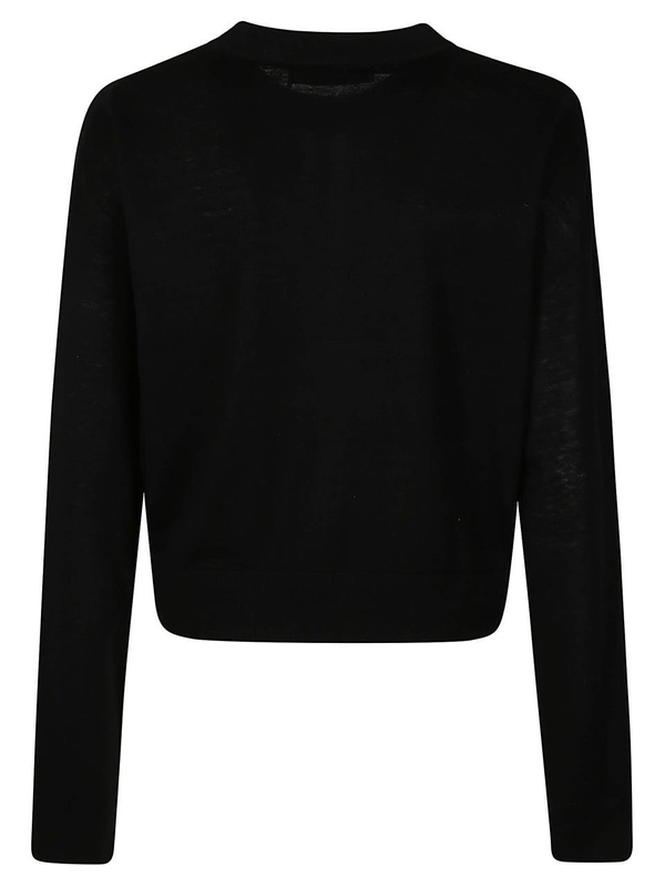 이로 FW24 LOVA SWEATER WP12LOVA Black