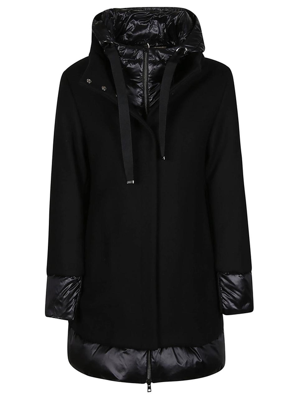 에르노 FW24 A-SHAPE HOODED JACKET PI001966D 33344 Black