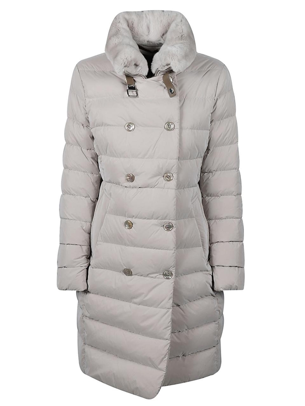 무레르 FW24 LONGAN-OS DOWN DOUBLE BREASTED COAT MODGI100237 White