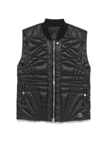 몽클레르 FW24 Waistcoat Moncler X Rick Owens MU02D1A03 M4424 999 BLACK