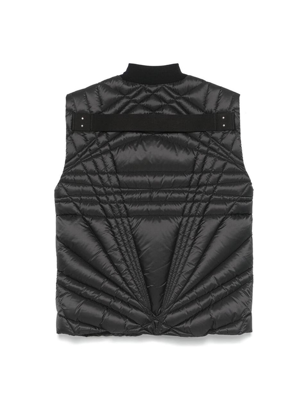 몽클레르 FW24 Waistcoat Moncler X Rick Owens MU02D1A03 M4424 999 BLACK