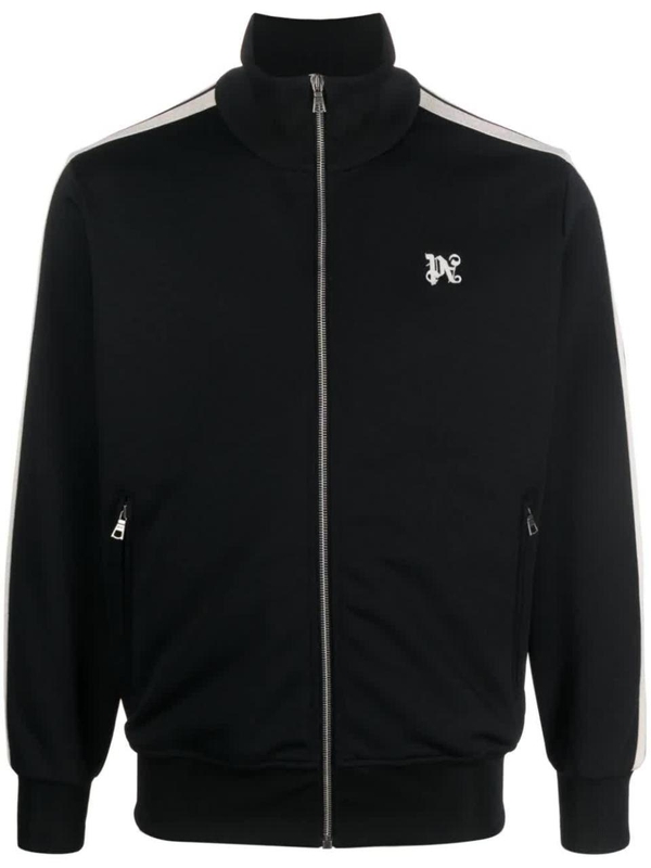 팜 엔젤스 FW24 MONOGRAM TRACK JACKET PMBD058R24FAB001 Black