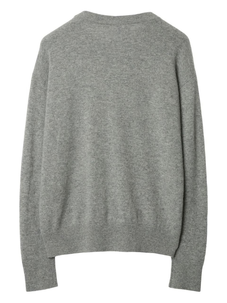 버버리 FW24 CASHMERE SWEATER 8080851 Grey