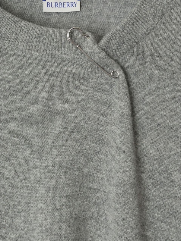 버버리 FW24 CASHMERE SWEATER 8080851 Grey