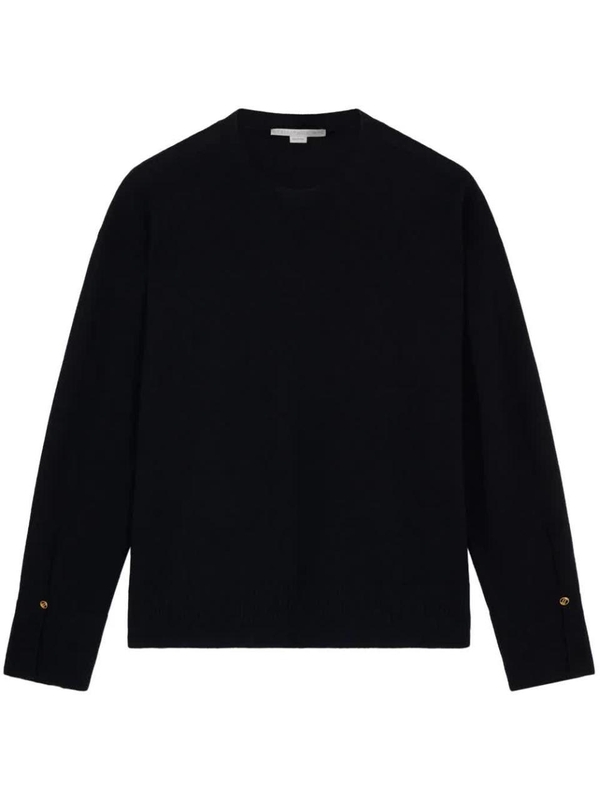 스텔라 매카트니 FW24 ICONIC MERINO KNIT JUMPER 6K0421 3S2415 Black