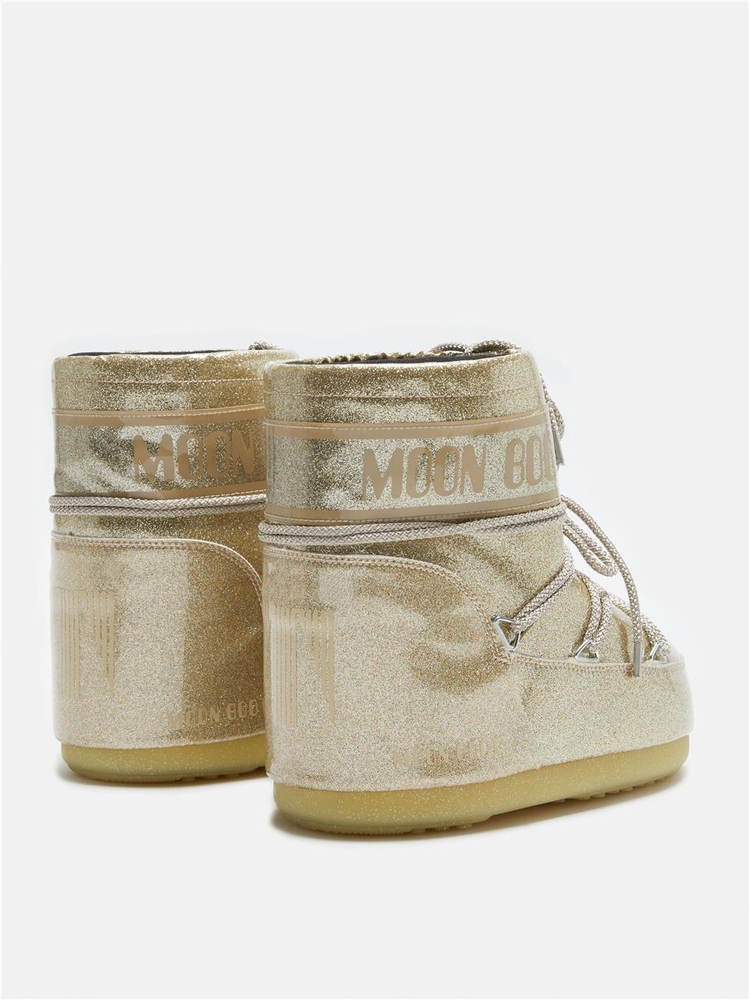 문 부츠 FW24 MB ICON LOW GLITTER 80D1409440_DONNA Metallic