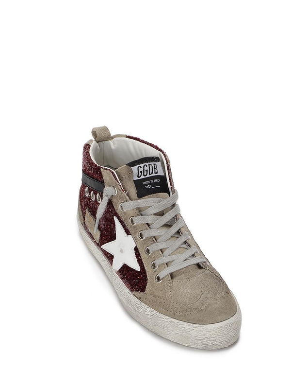 골든구스 SS25 GOLDEN GOOSE DELUXE BRAND TRAINERS GWF00122F002626 81553 DARK RED/TAUPE/WHITE/BLACK