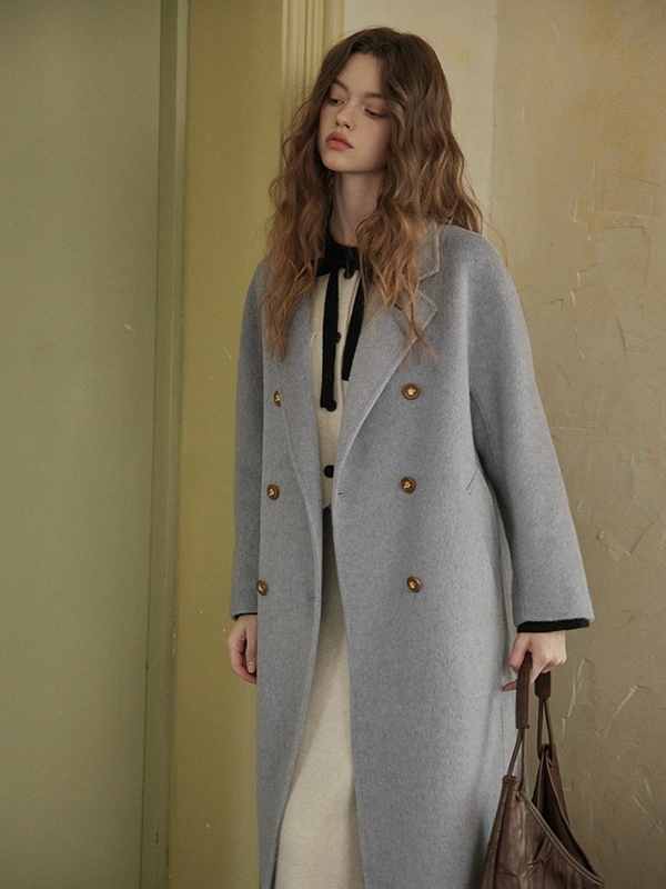 12/04예약배송_PM_Lavender woolen double coat